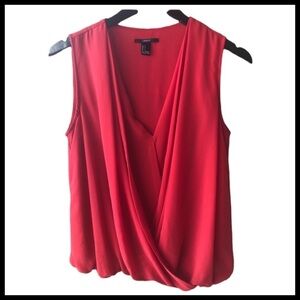 FOREVER 21 Faux Wrap Top